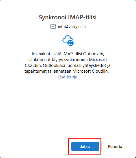 Outlook for Windows: synkronoi tilit