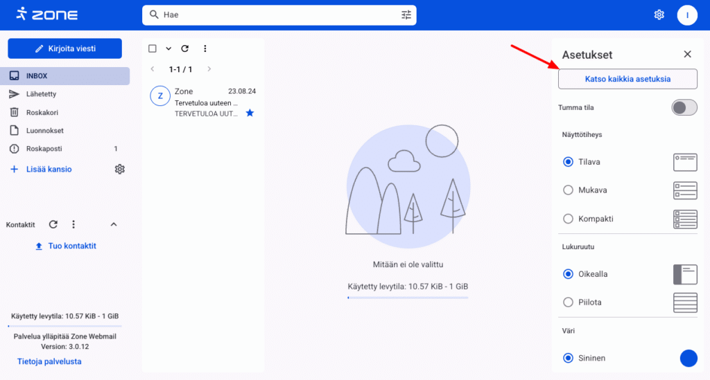 Sähköpostin automaattisen vastaajan käyttöönotto Zone Webmail ympäristössä on helppo ja nopea prosessi seuraavan oppaan avulla. Ensimmäiseksi valitse Ajanjakso, Vastauksen otsikko ja syötä vastauksen sisältö.