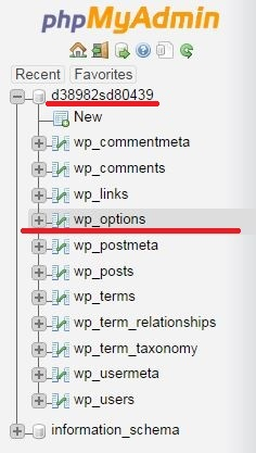 Changing your WordPress URL to a temporary address: Find the siteurl line and double-click the URL that is currently its value. Replace it with your server's temporary URL and press Enter on your keyboard.